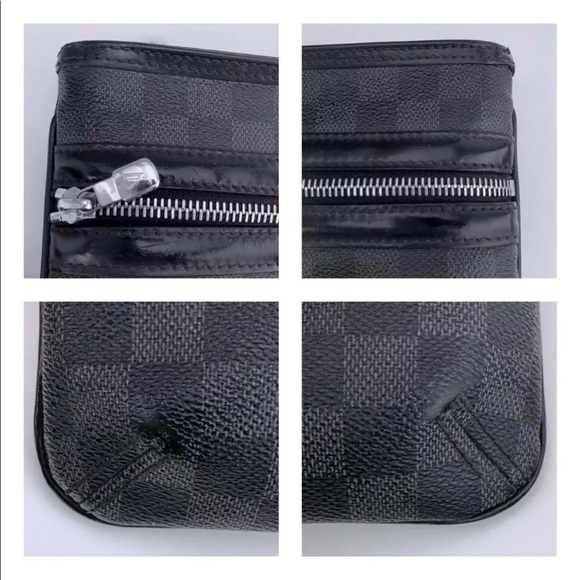Authentic Louis Vuitton Thomas Damier Graphite Crossbody PM RI3173 France Bag - Picture 7 of 12